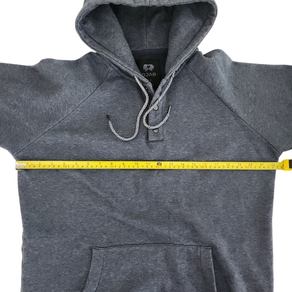 DJAB Heathered Blue Pullover Hoodie – Size M - Picture 11 of 13
